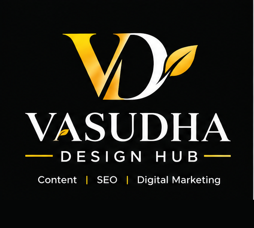 Vasudha Design Hub Logo